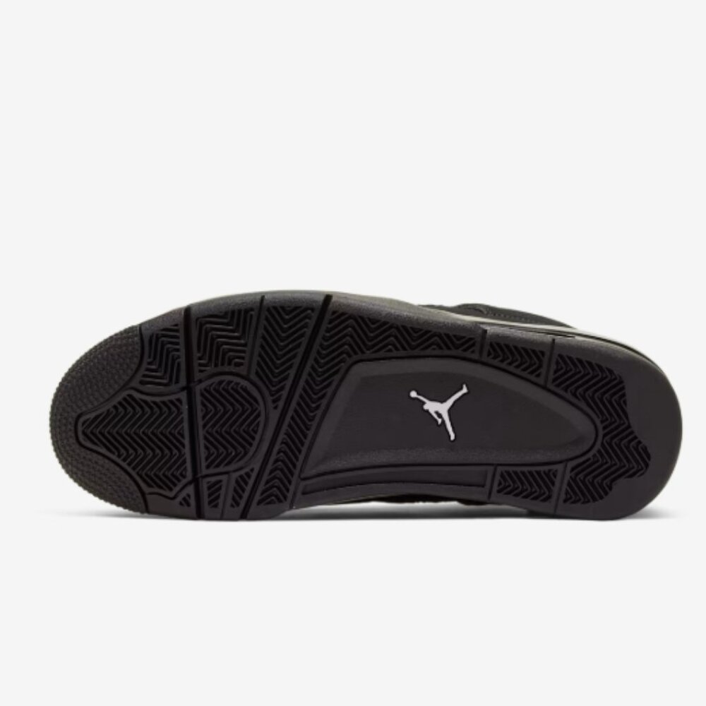 Nike Air Jordan 4 Black Cat BQ7669-010 GS PS TD Kids Size 13y New - Picture 4 of 5